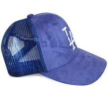 Load image into Gallery viewer, LA Threads Suede Snapback Trucker Hat
